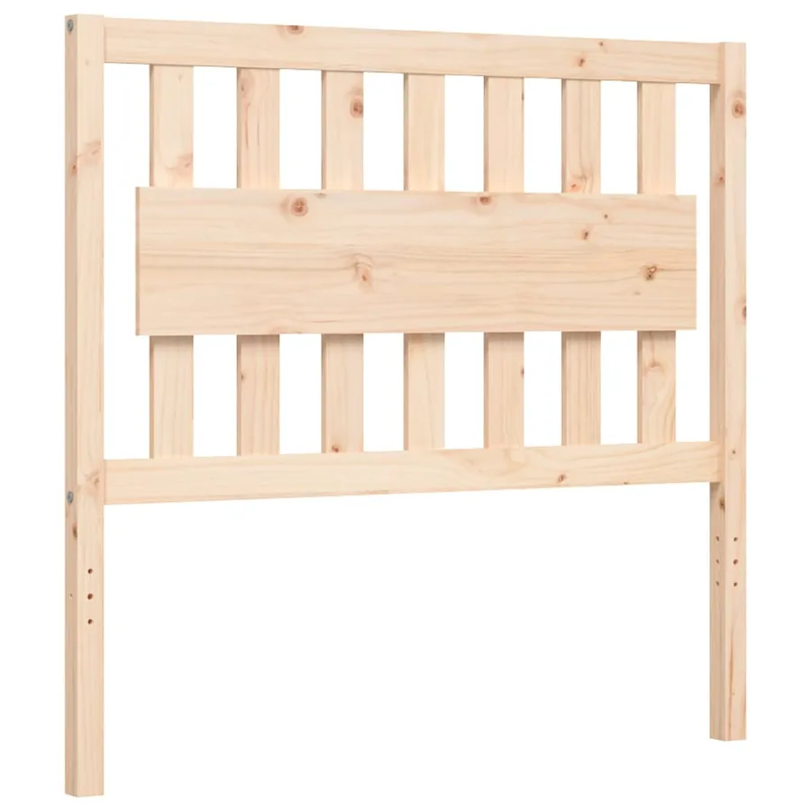 Cadre de lit sans matelas 100x200 cm bois massif - 9