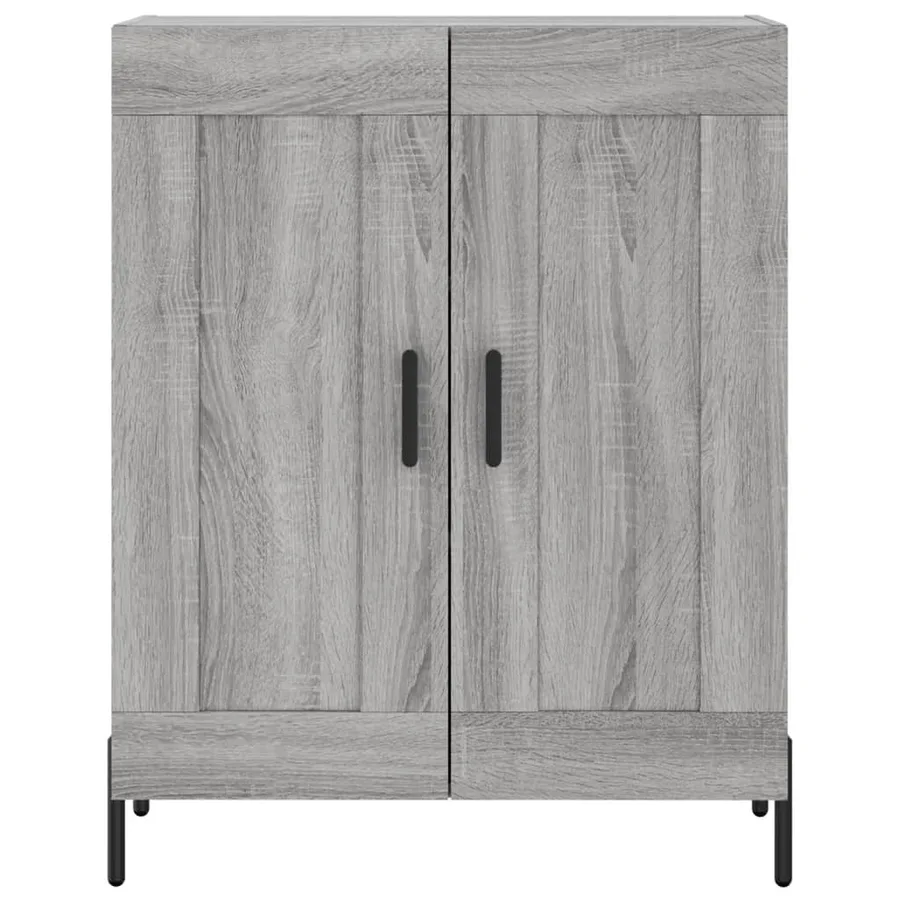 Buffet haut Sonoma gris 69,5x34x180 cm Bois d'ingénierie - 8