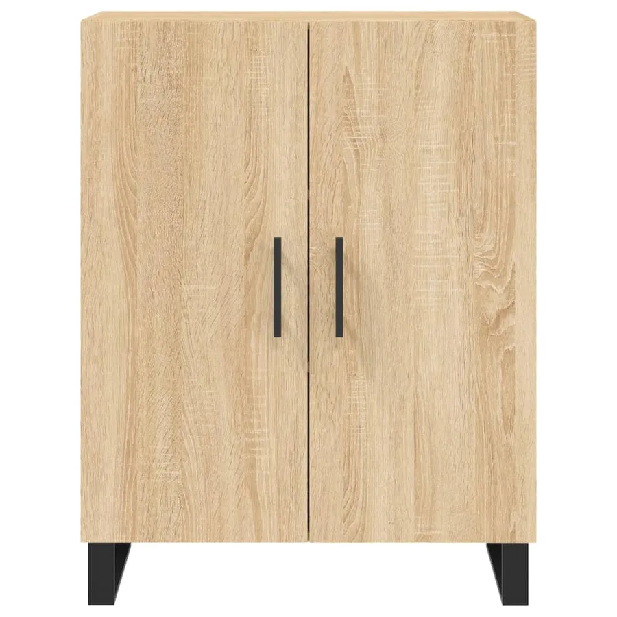 Buffet haut Chêne sonoma 69,5x34x180 cm Bois d'ingénierie - 8