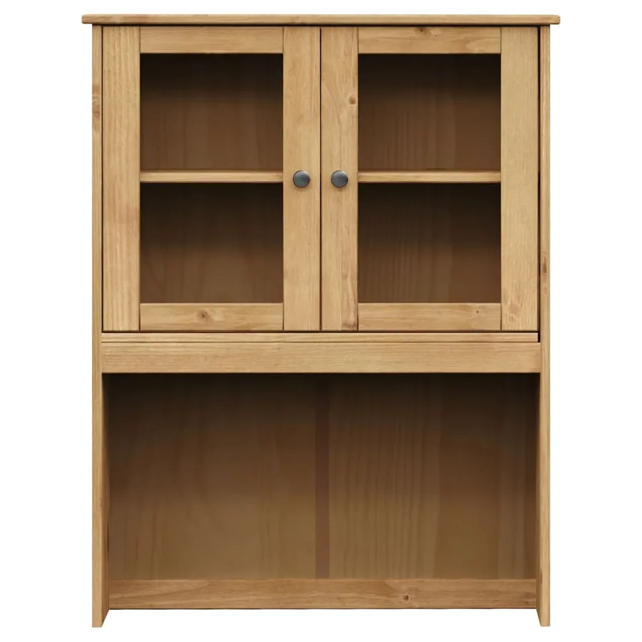 Buffet haut VIGO 78x40x175 cm bois massif de pin - 9