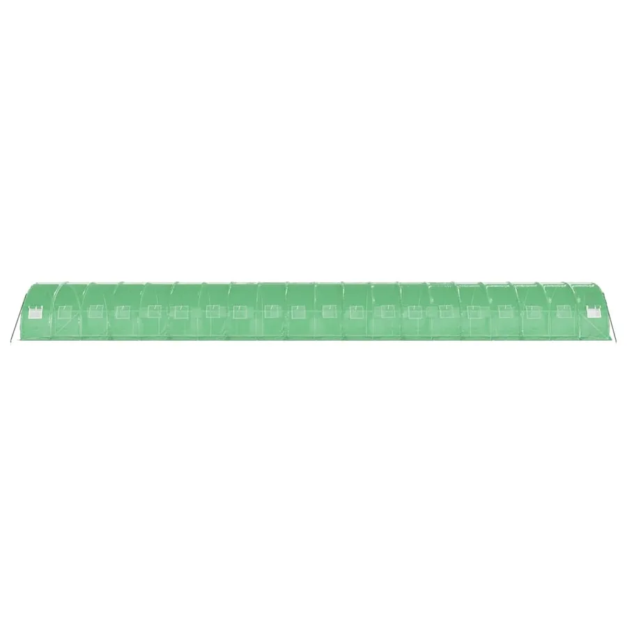 Serre avec cadre en acier vert 60 m² 20x3x2 m - 5