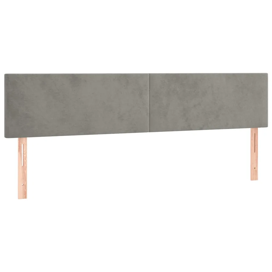 Sommier à lattes de lit avec matelas LED Gris clair 200x200 cm - 7