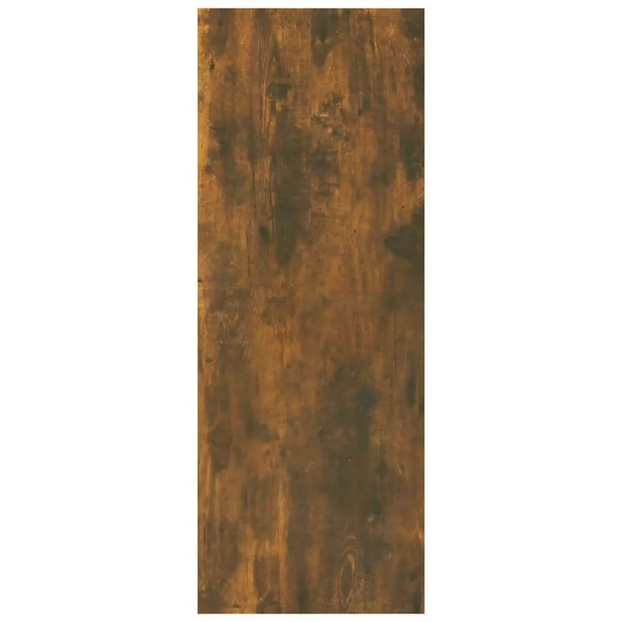 Table console Chêne fumé 105x30x80 cm Bois d'ingénierie - 5