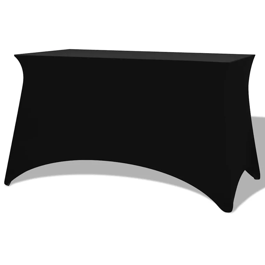 Housses extensibles pour table 2 pièces 243 x 76 x 74cm Noir
