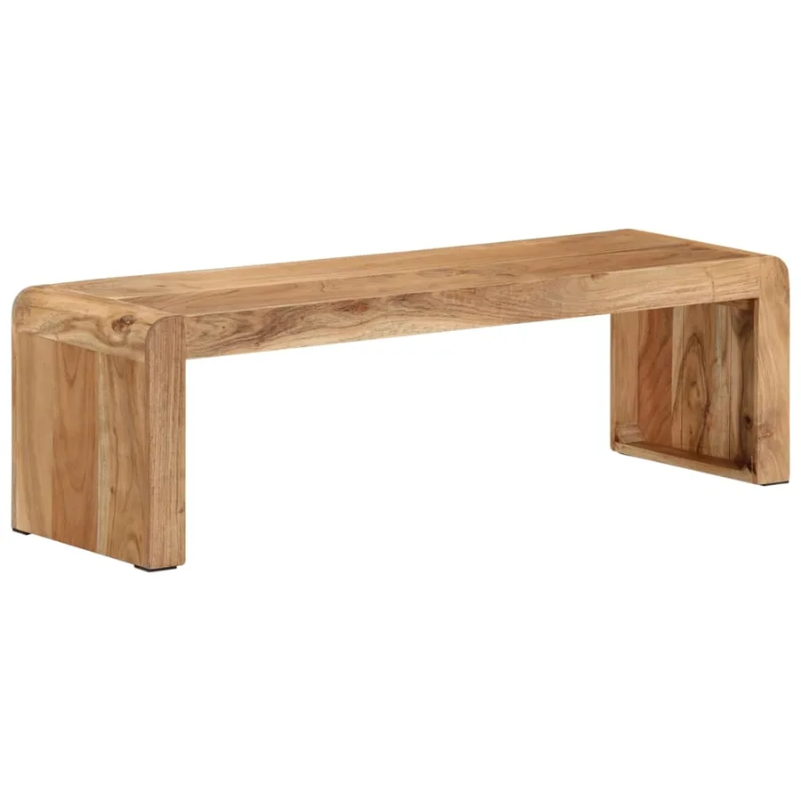 Meuble TV 110x33x33 cm bois d'acacia massif - 10