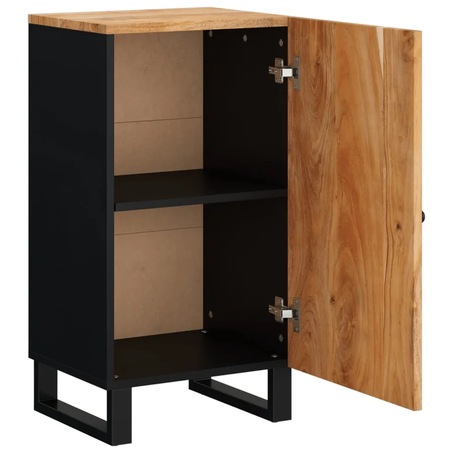 Buffet avec porte 40x31x75 cm bois massif d'acacia - 5