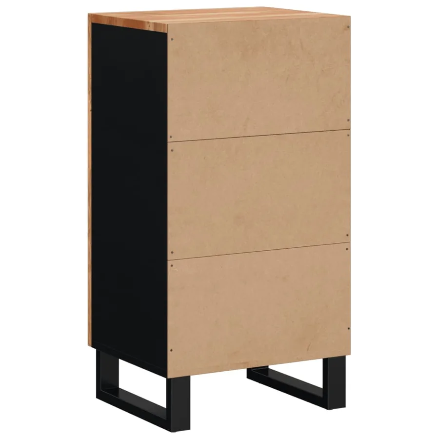 Buffet avec porte 40x31x75 cm bois massif d'acacia - 6