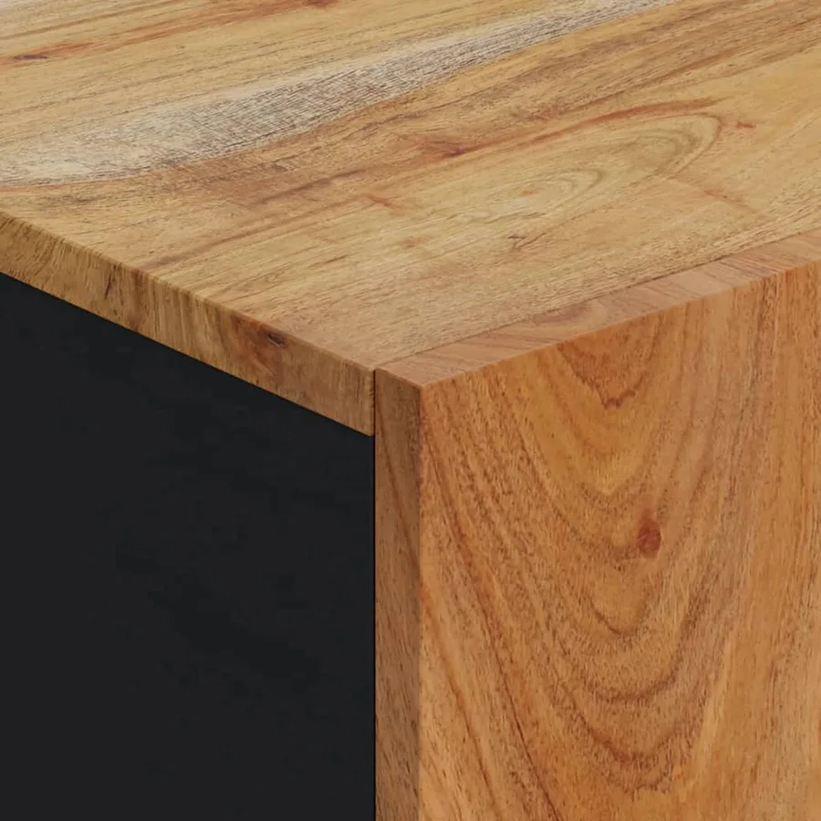 Buffet avec porte 40x31x75 cm bois massif d'acacia - 7