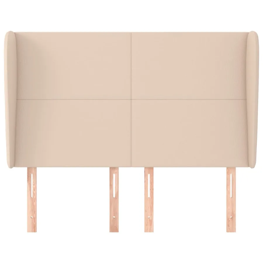 Tête de lit avec oreilles Cappuccino 147x23x118/128 cm - 3