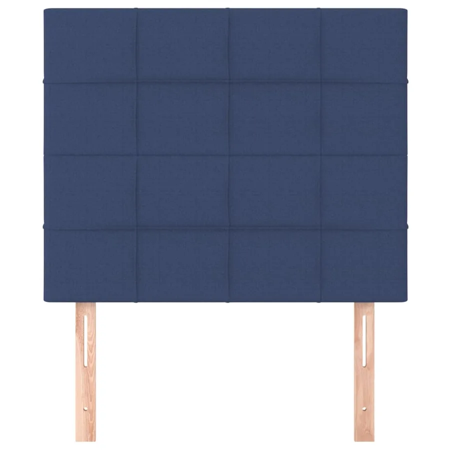 Tête de lit Bleu 100x5x118/128 cm Tissu - 3