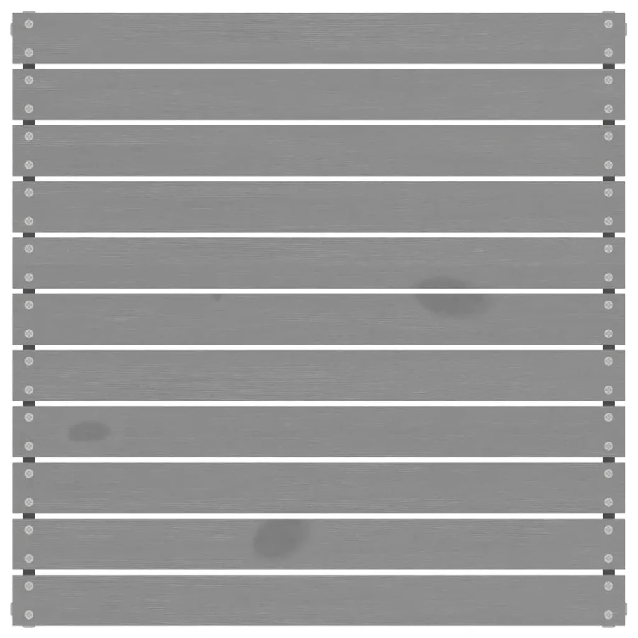 Salon de jardin 9 pcs Gris Bois de pin massif - 10