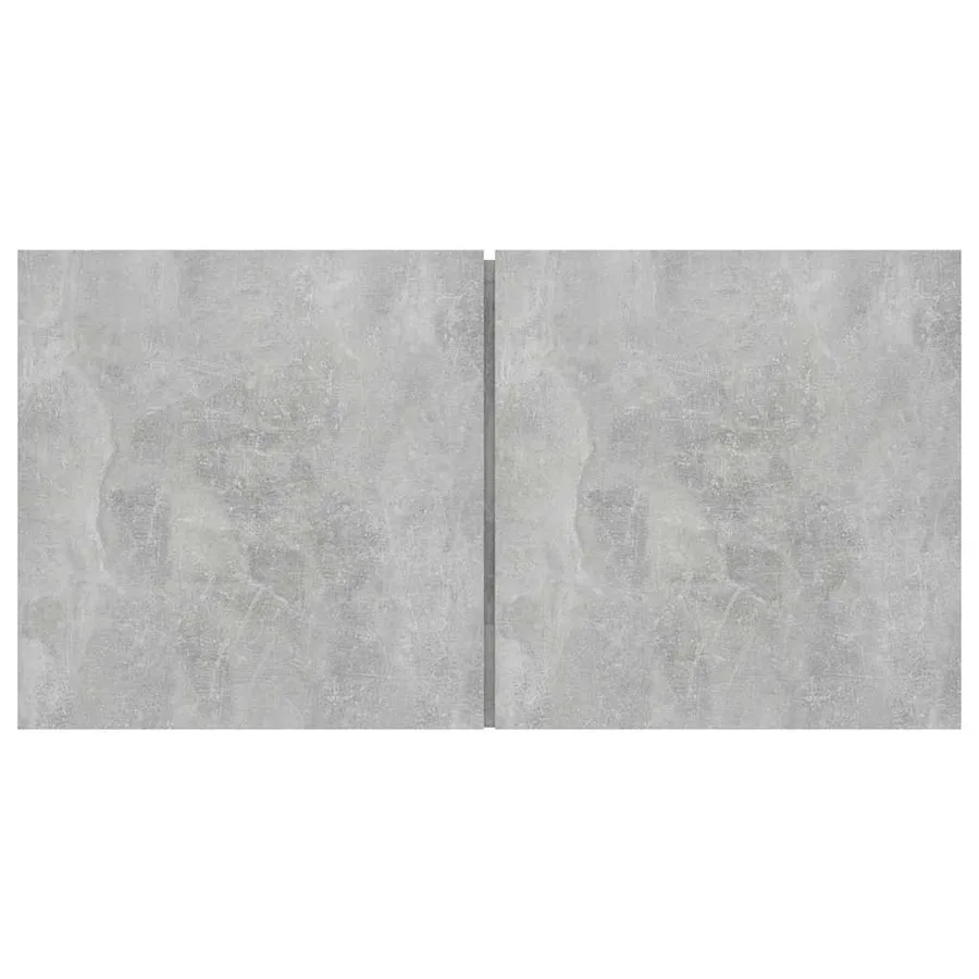 Ensemble de meubles TV 7 pcs Gris béton Bois d'ingénierie - 6