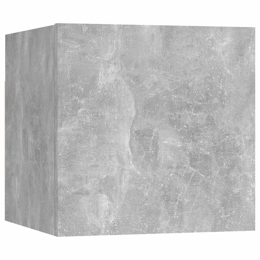 Ensemble de meubles TV 7 pcs Gris béton Bois d'ingénierie - 8