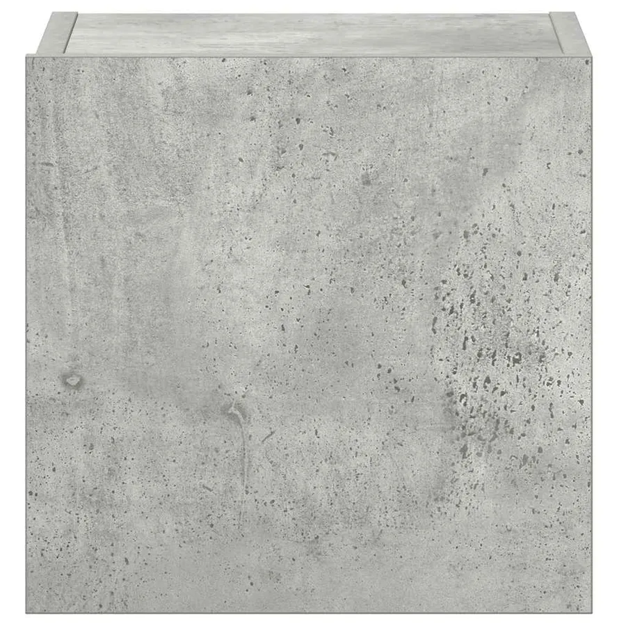 Ensemble de meubles TV 3 pcs Gris béton Bois d'ingénierie - 9