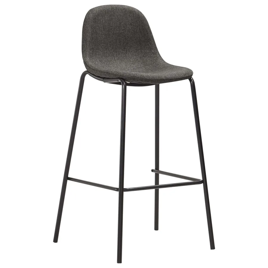 Ensemble de bar 5 pcs Tissu Gris foncé - 4