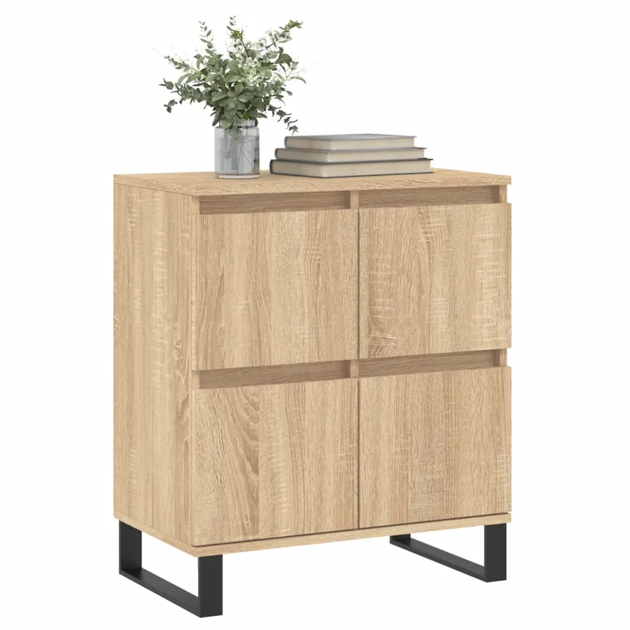 Buffet Chêne sonoma 60x35x70 cm Bois d'ingénierie - 3