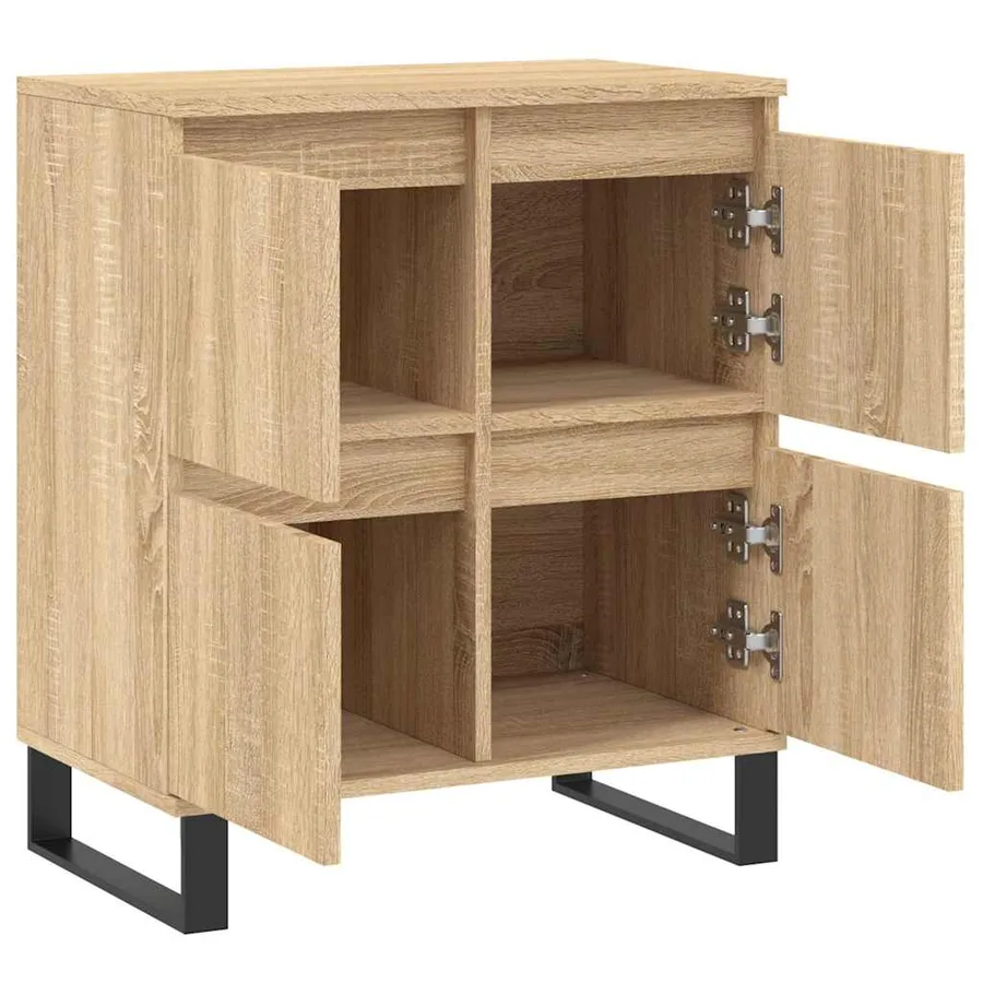 Buffet Chêne sonoma 60x35x70 cm Bois d'ingénierie - 6