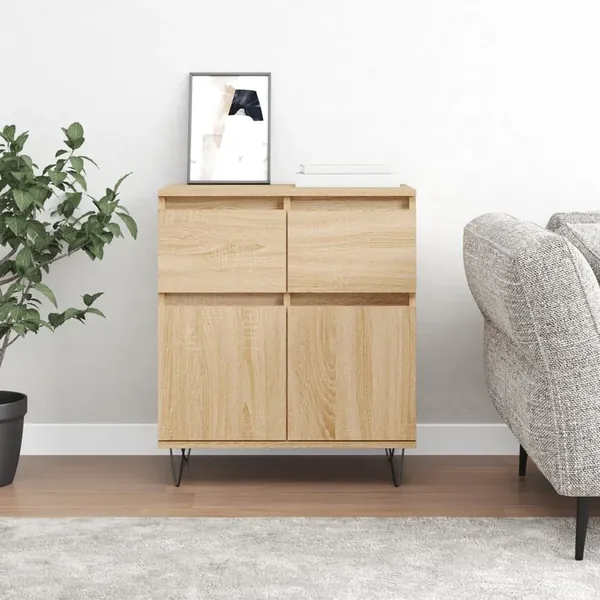 Buffet Chêne sonoma 60x35x70 cm Bois d'ingénierie