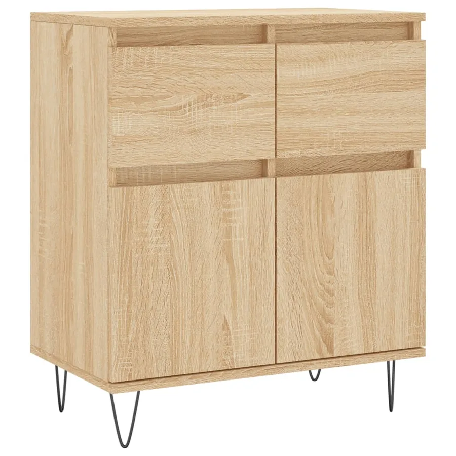 Buffet Chêne sonoma 60x35x70 cm Bois d'ingénierie - 2