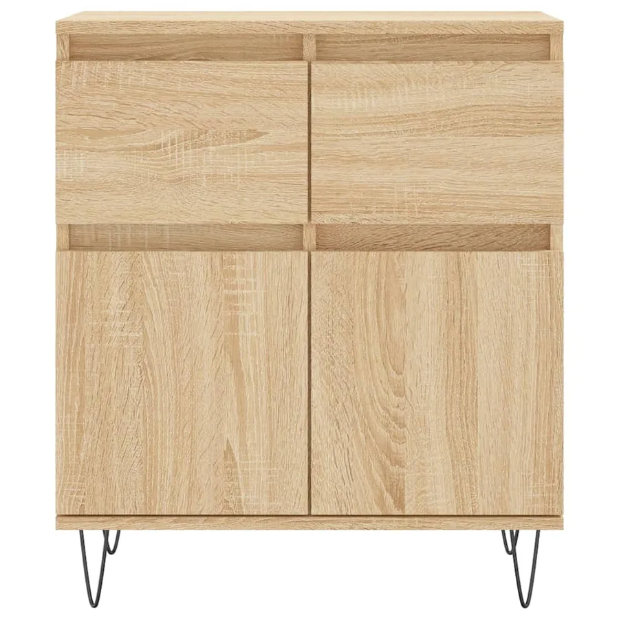 Buffet Chêne sonoma 60x35x70 cm Bois d'ingénierie - 5