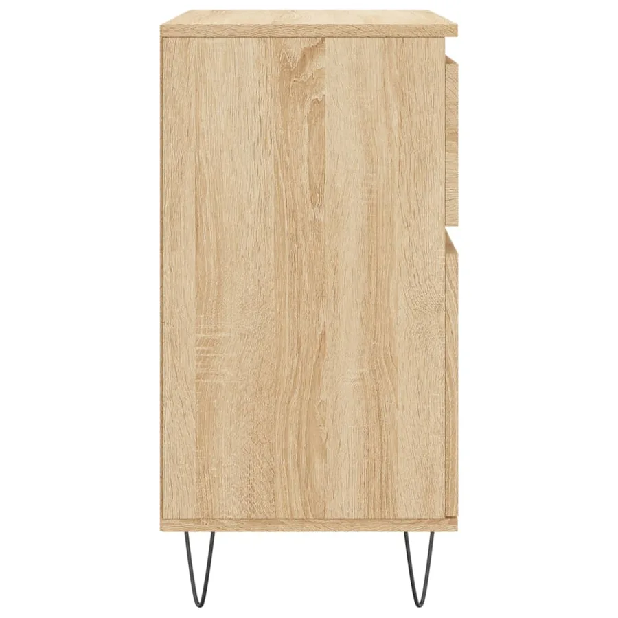 Buffet Chêne sonoma 60x35x70 cm Bois d'ingénierie - 7