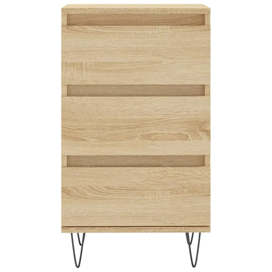 Buffet chêne sonoma 40x35x70 cm bois d'ingénierie - 5