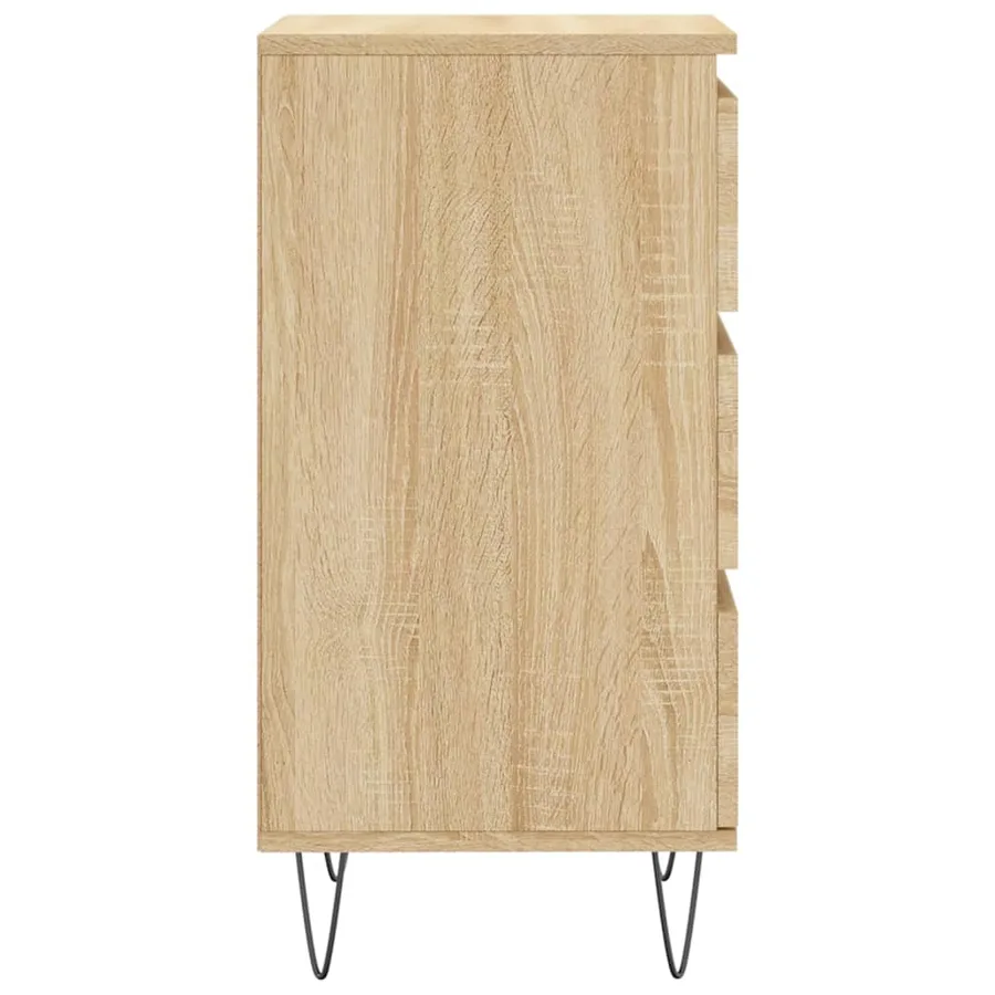Buffet chêne sonoma 40x35x70 cm bois d'ingénierie - 7