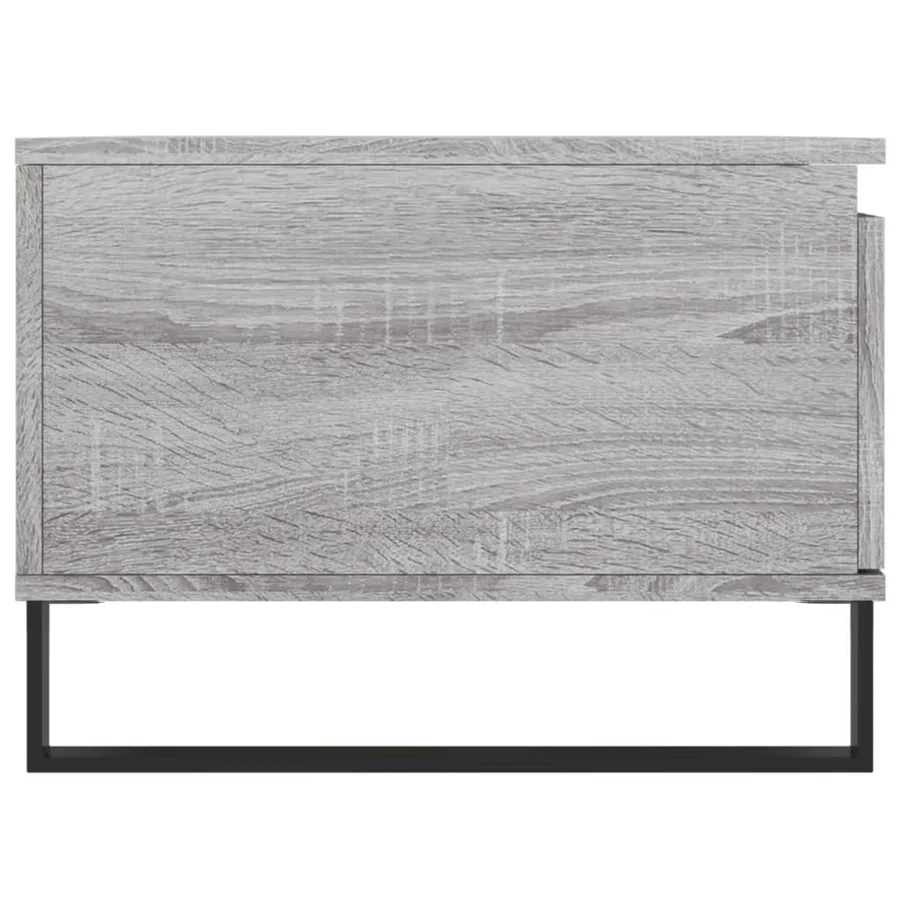 Table basse Sonoma gris 90x50x36,5 cm Bois d'ingénierie - 7