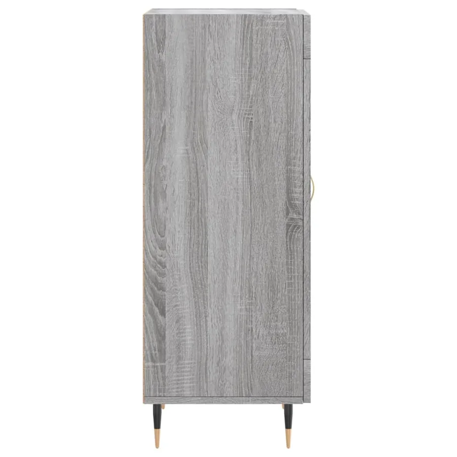 Buffet Sonoma gris 34,5x34x90 cm Bois d'ingénierie - 7