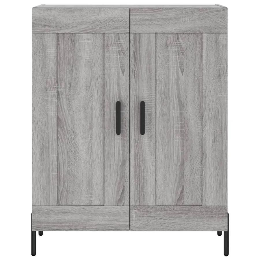 Buffet sonoma gris 69,5x34x90 cm bois d'ingénierie - 5
