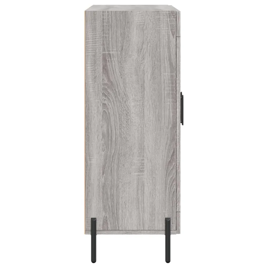 Buffet sonoma gris 69,5x34x90 cm bois d'ingénierie - 7
