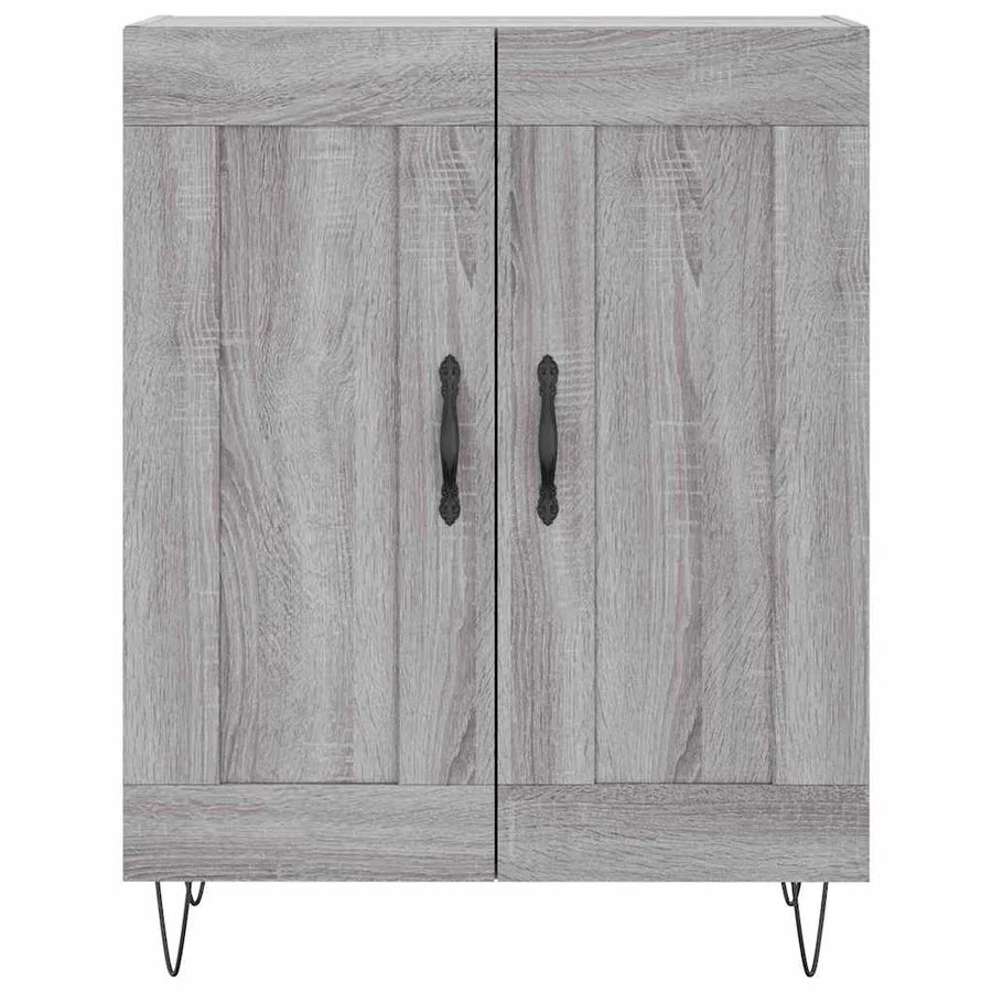 Buffet sonoma gris 69,5x34x90 cm bois d'ingénierie - 6