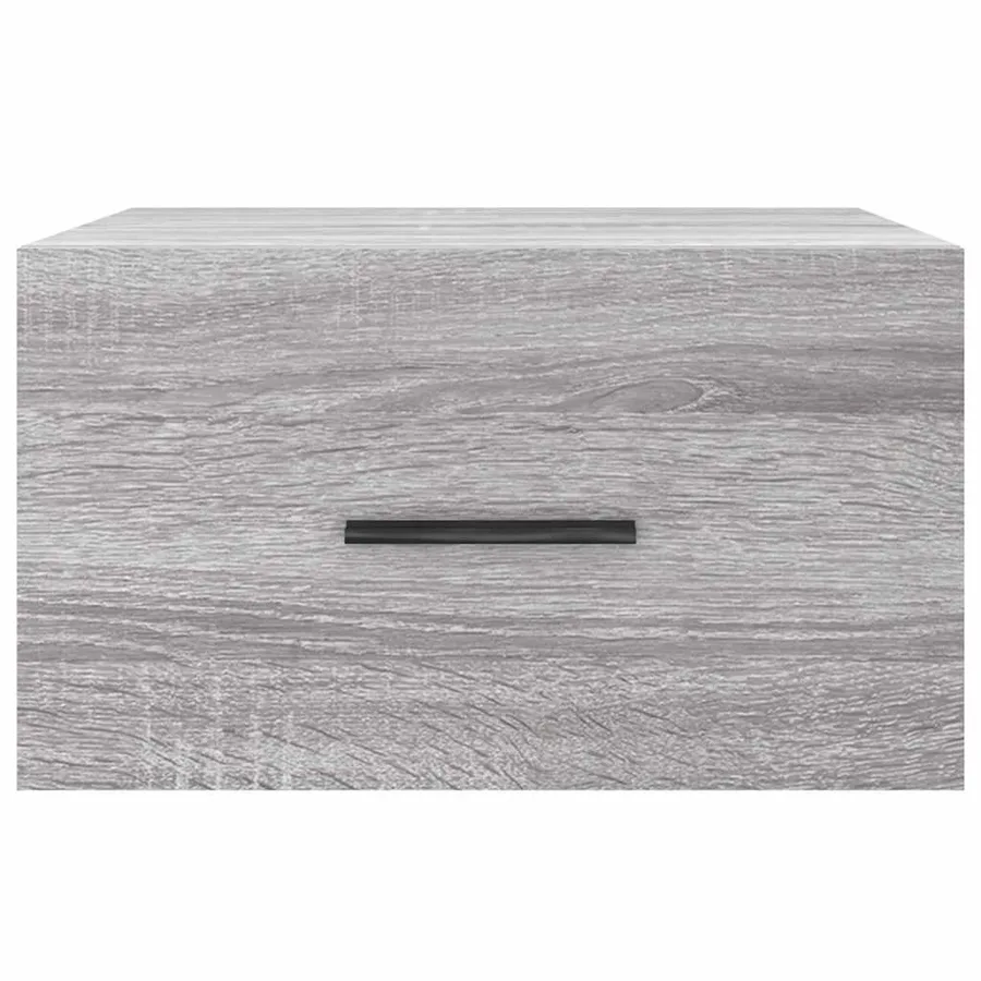 Tables de chevet murales 2 pcs sonoma gris 35x35x20 cm - 6