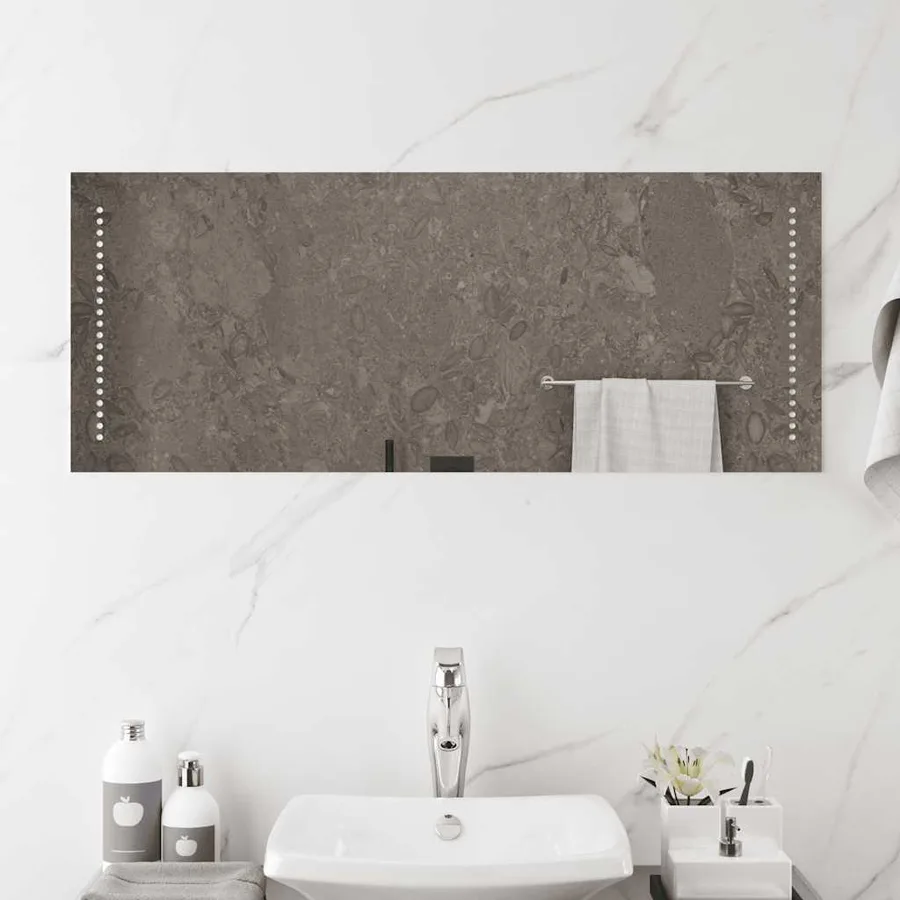 Miroir de salle de bain à LED 100x40 cm - 3