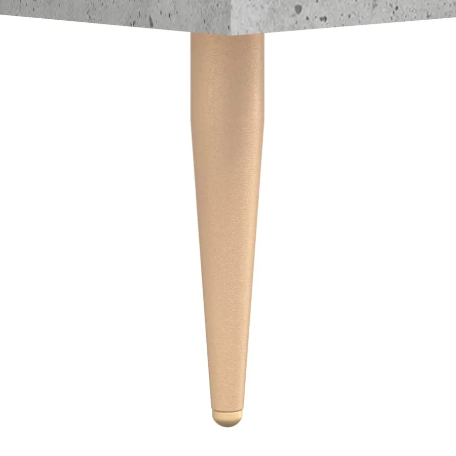 Buffet Gris béton 34,5x34x90 cm Bois d'ingénierie - 11