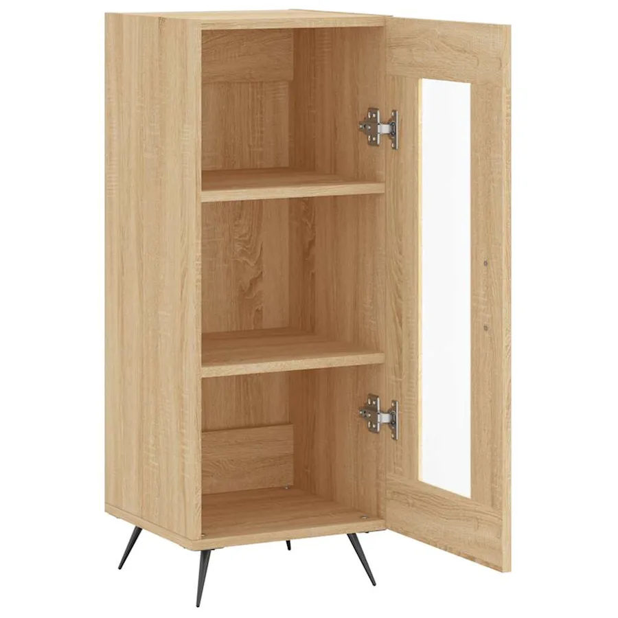 Buffet Chêne sonoma 34,5x34x90 cm Bois d'ingénierie - 6