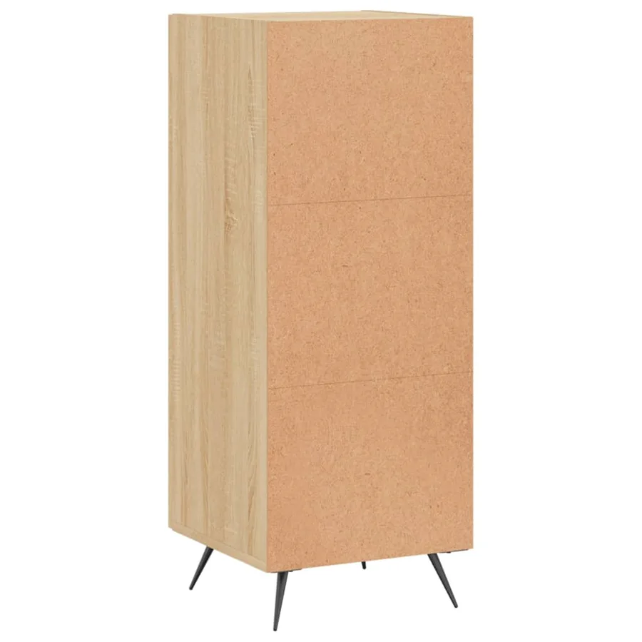 Buffet Chêne sonoma 34,5x34x90 cm Bois d'ingénierie - 8
