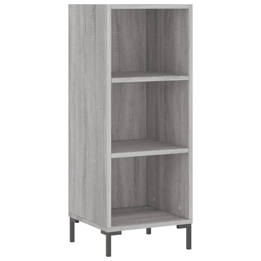 Buffet sonoma gris 34,5x32,5x90 cm bois d'ingénierie - 2