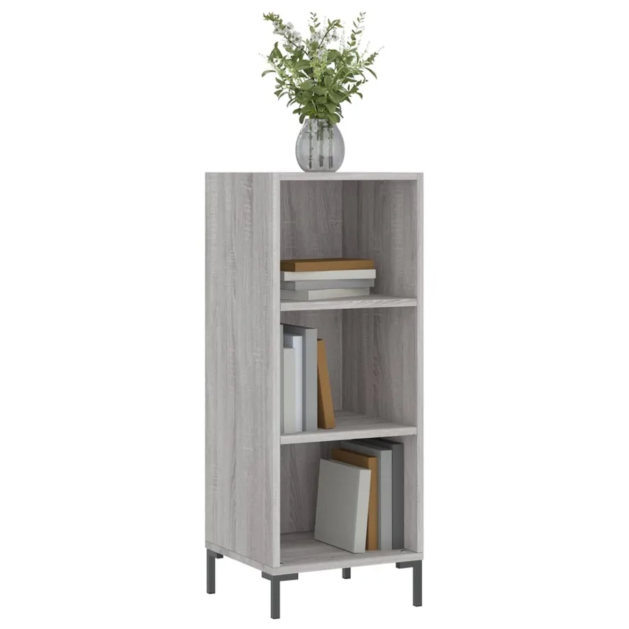 Buffet sonoma gris 34,5x32,5x90 cm bois d'ingénierie - 3