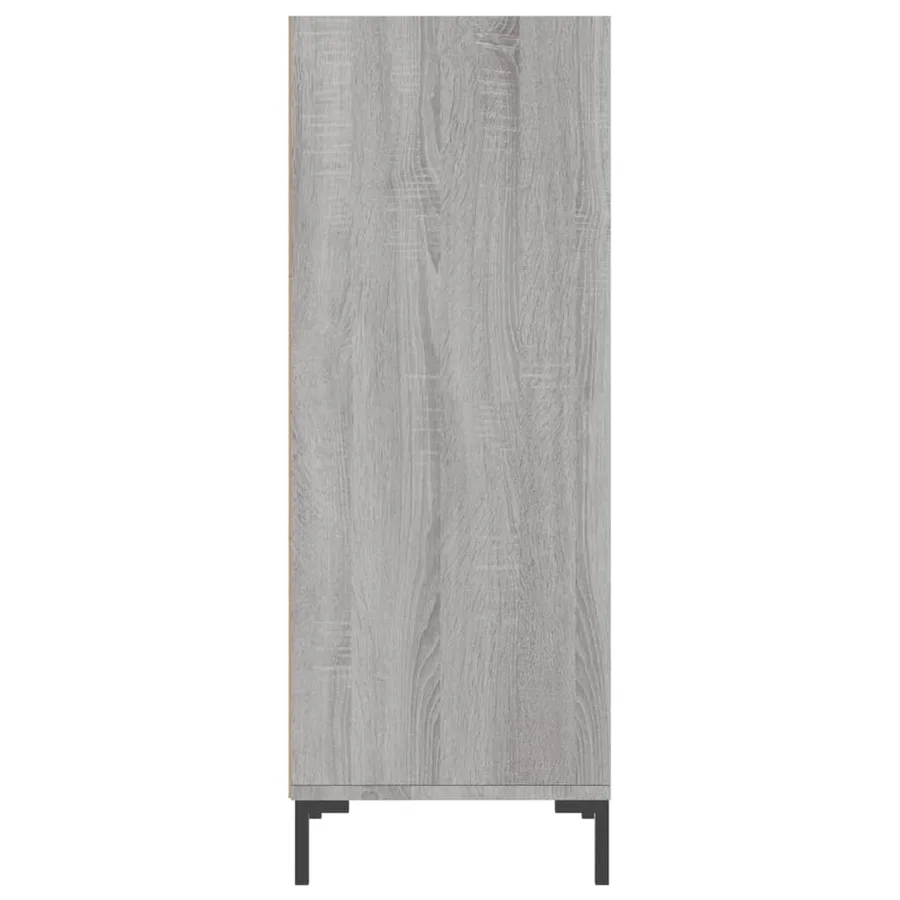 Buffet sonoma gris 34,5x32,5x90 cm bois d'ingénierie - 5