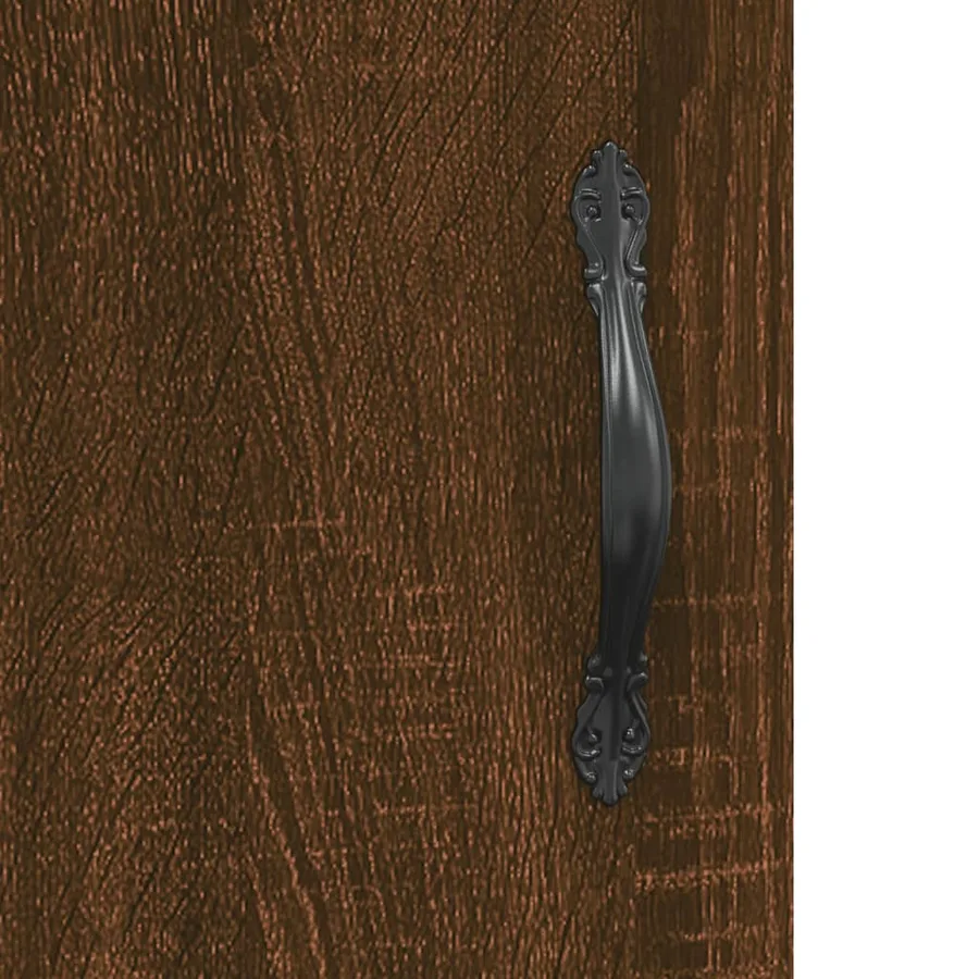 Buffet Chêne marron 34,5x34x90 cm Bois d'ingénierie - 10
