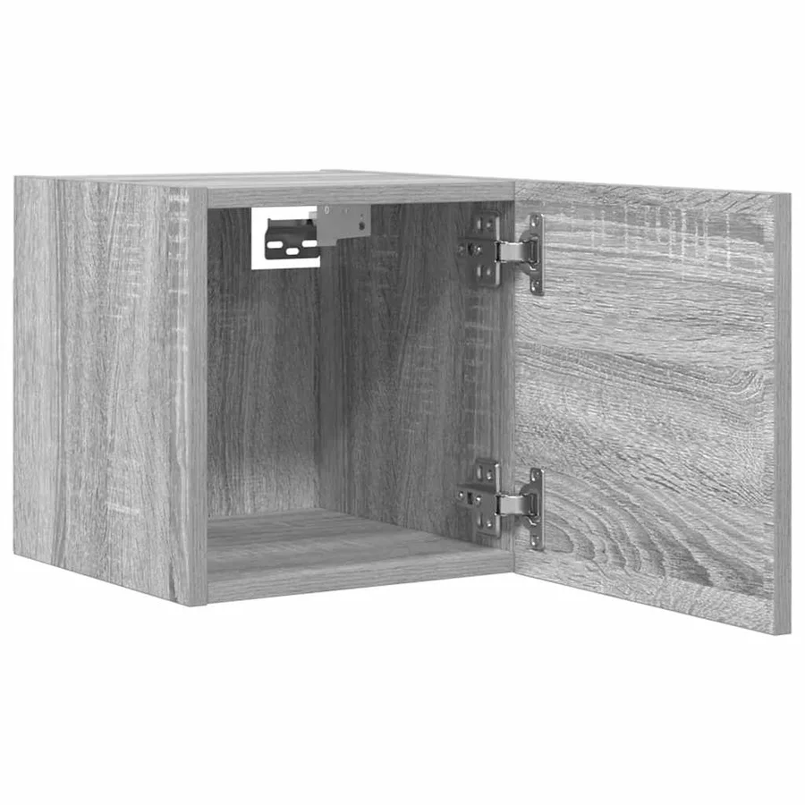 Meubles TV muraux 2 pcs Sonoma gris 30,5x30x30 cm - 9