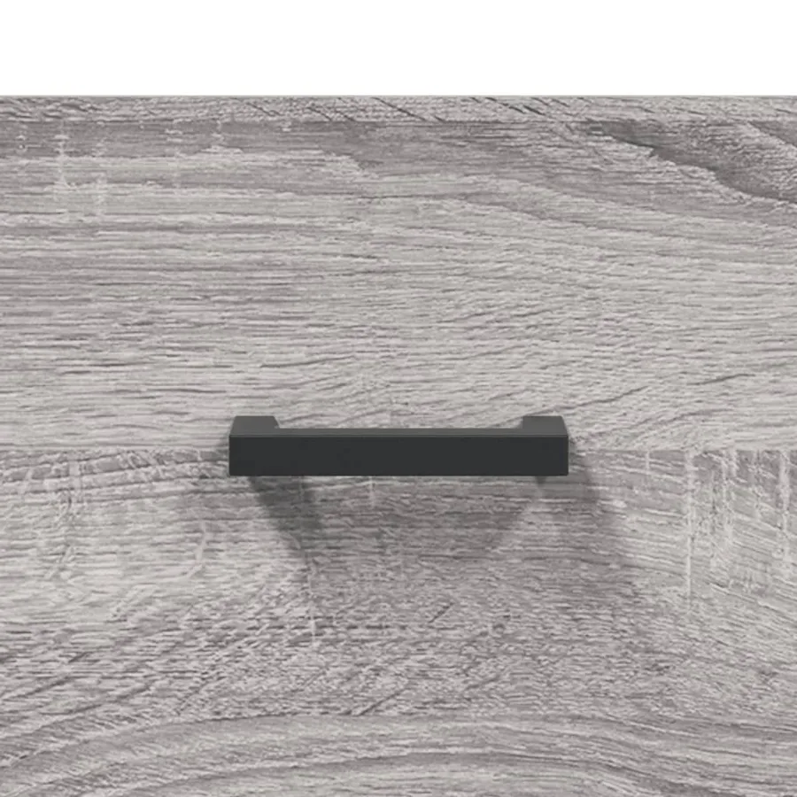 Buffet sonoma gris 69,5x34x90 cm bois d'ingénierie - 10