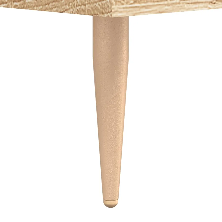 Buffet chêne sonoma 69,5x34x90 cm bois d'ingénierie - 11