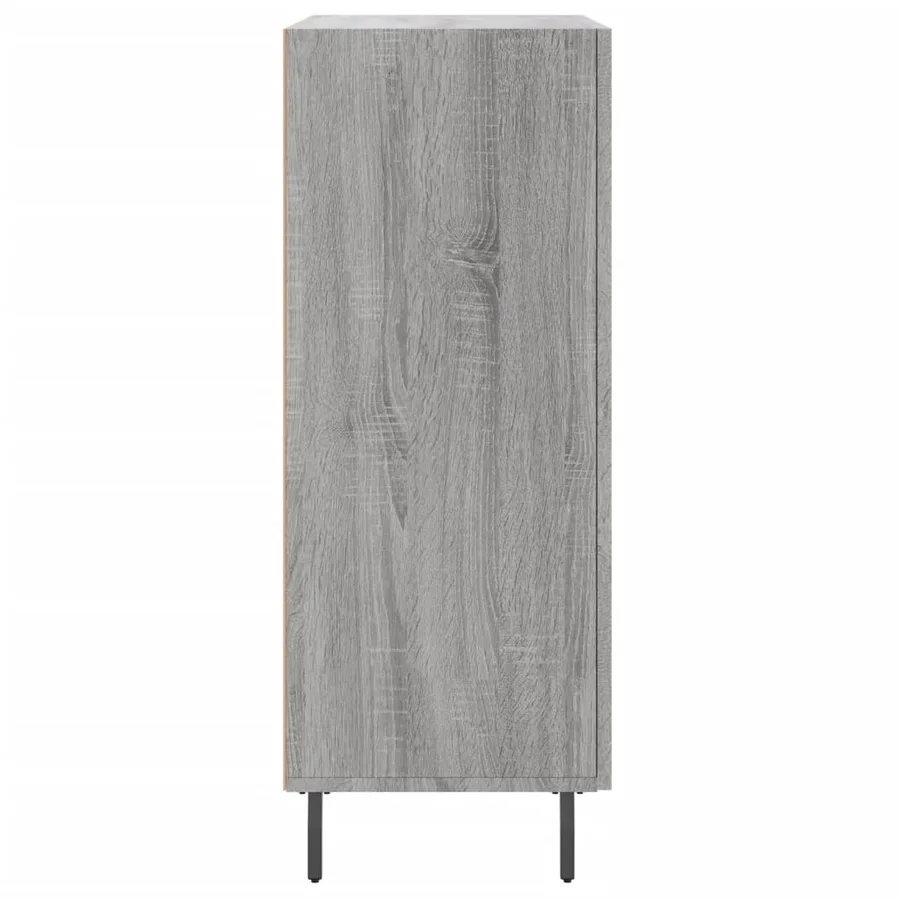 Buffet sonoma gris 69,5x34x90 cm bois d'ingénierie - 7