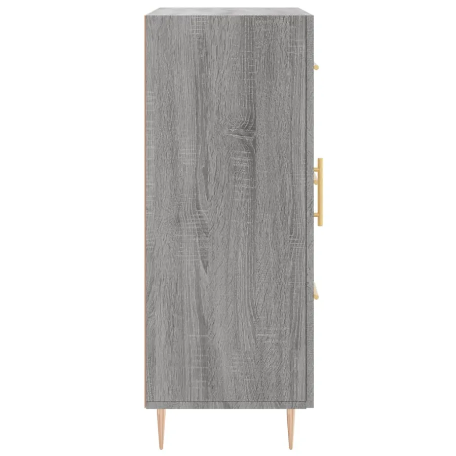 Buffet sonoma gris 69,5x34x90 cm bois d'ingénierie - 7