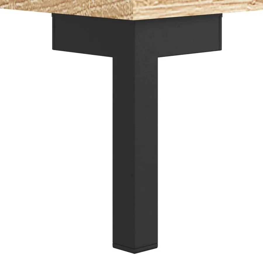 Buffet chêne sonoma 69,5x34x90 cm bois d'ingénierie - 10