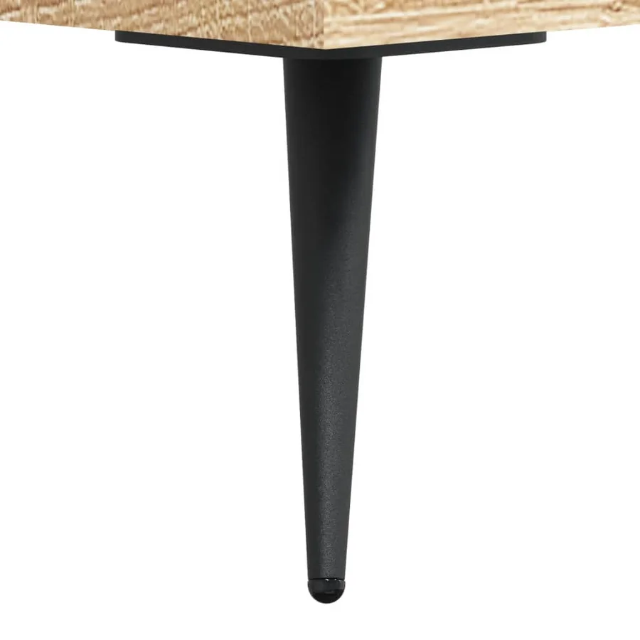 Table de chevet chêne sonoma 40x40x50 cm bois d’ingénierie - 11