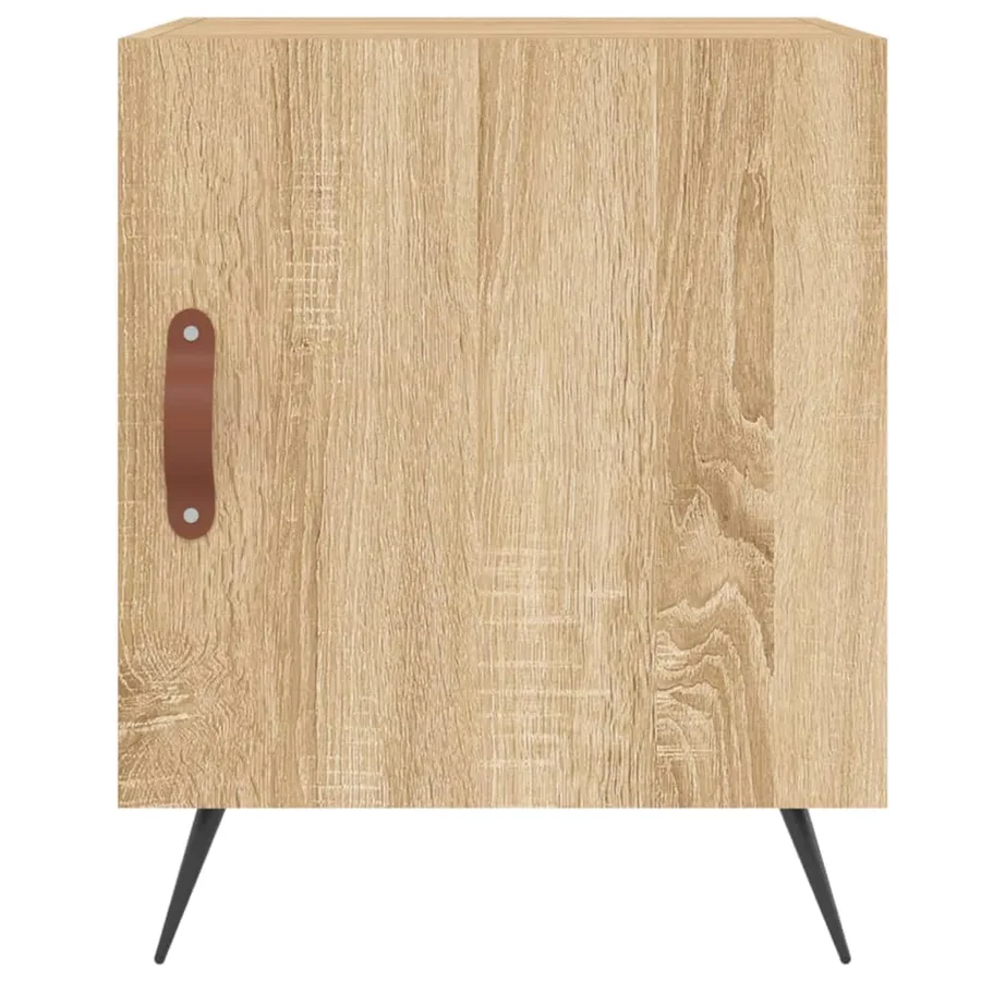 Table de chevet chêne sonoma 40x40x50 cm bois d’ingénierie - 4