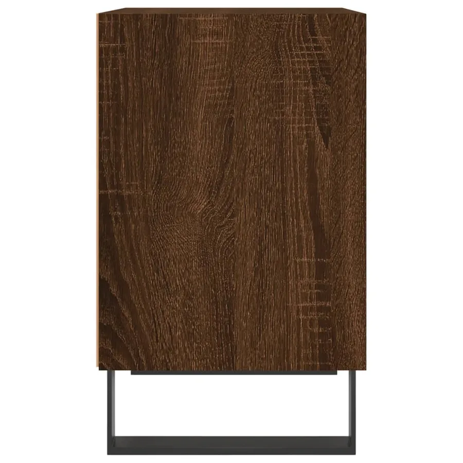 Tables de chevet 2pcs chêne marron 40x30x50cm bois d'ingénierie - 6
